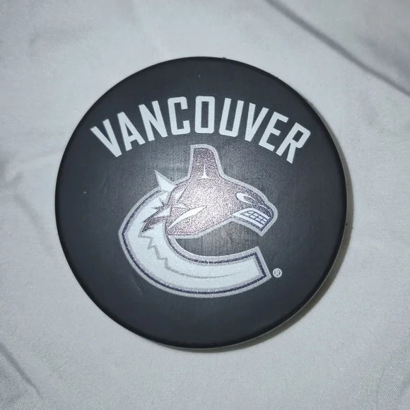 Vancouver Canucks Hockey Puck - Picture 2 of 3